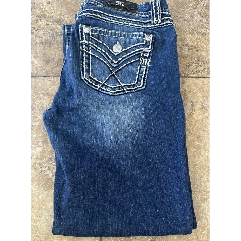 MISS ME Los Angeles CHLOE BOOT Women's Size 30 Fit 32X27 *Bottom Jean Been Hem*